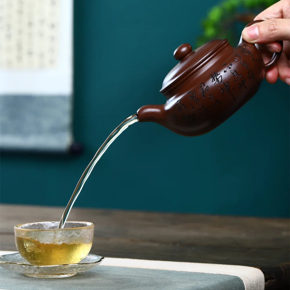 330cc Yixing Zisha Teapot Purple Clay Tea Pot Handmade Kung Fu Tea Set Teapots Chinese Ceramic Kettle Gift High Quality