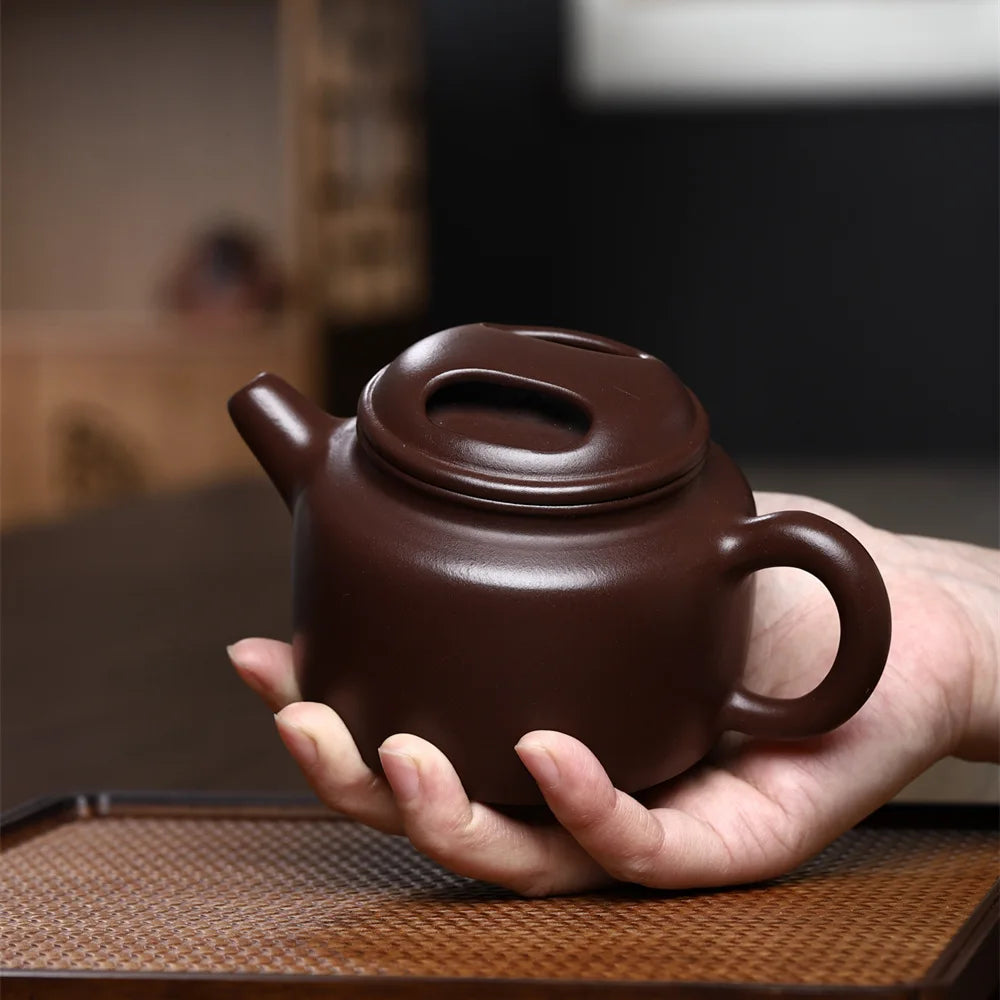 330ml Yixing tea pot purple clay teapot Authentic Ore beauty kettle Handmade Teaware Tea ceremony customization
