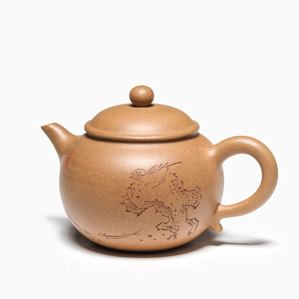 340ml Zisha Tea pot famous master pure manual purple sand teapot Yixing original ore genuine tea pot Kung Fu tea kettle tea gift