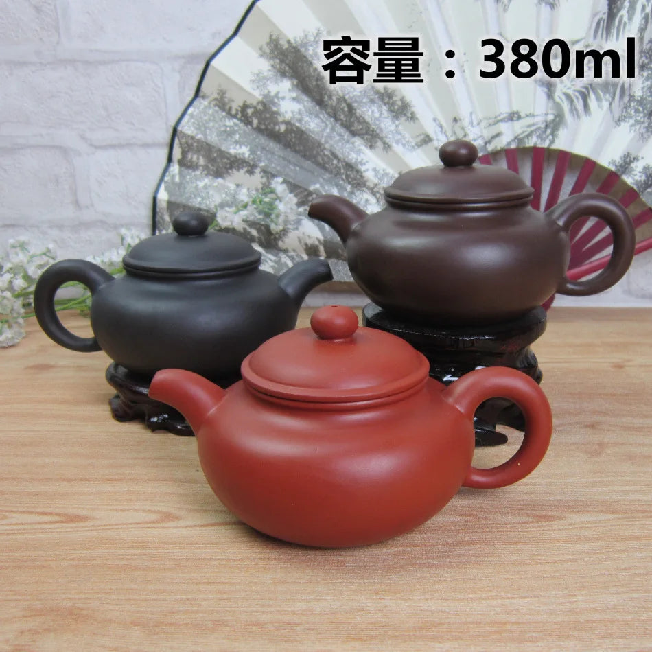 380ml Authentic Yixing Purple Clay Teapot Handmade Filter Beauty Tea Pot Chinese Zisha Tea Maker Tradition Teaware Accessories