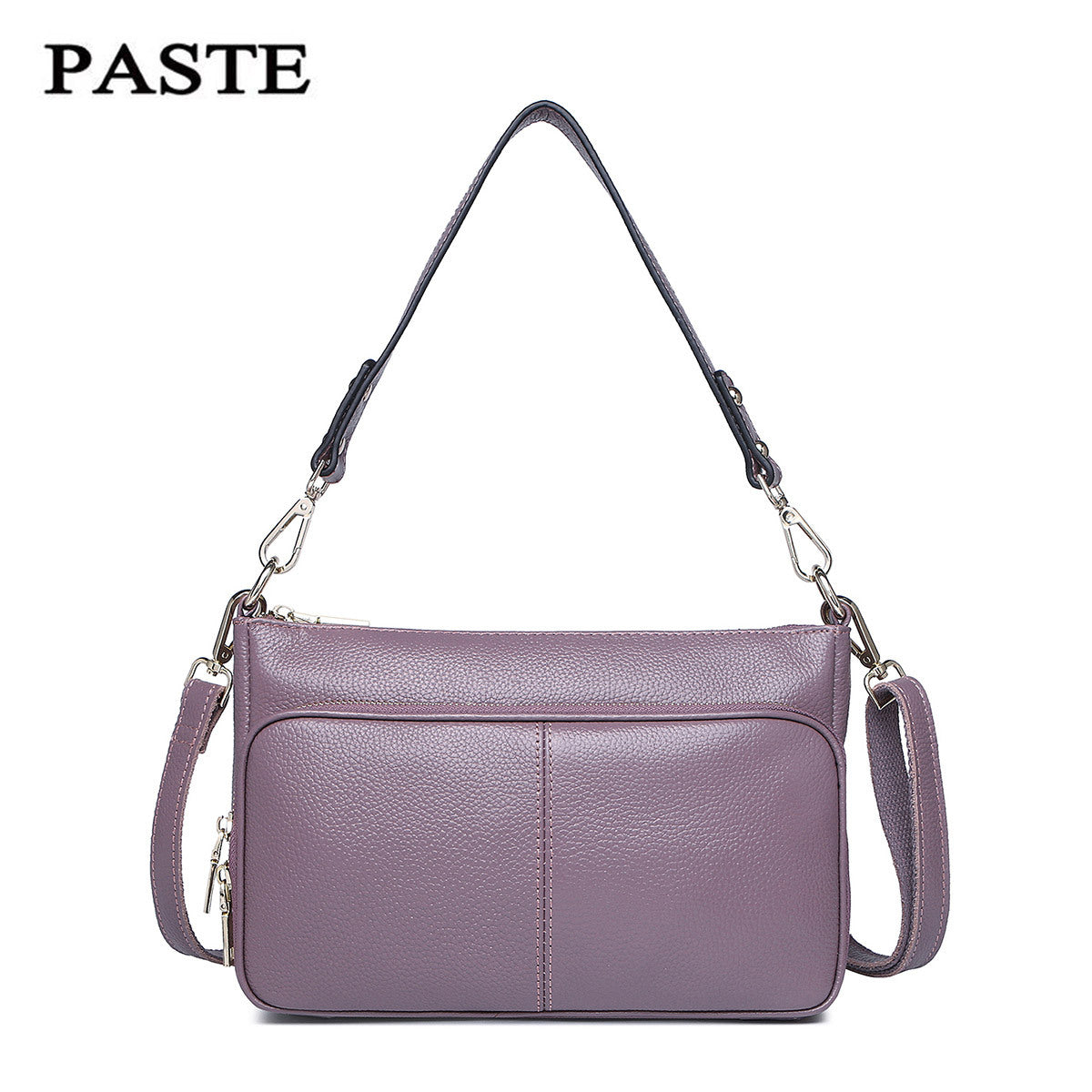 Genuine Top Layer Cowhide Soft Leather Small Crossbody Bag for Women, New Versatile Shoulder Top Handle Purse, Trendy Multifunctional Handbag 0170 for Ladies