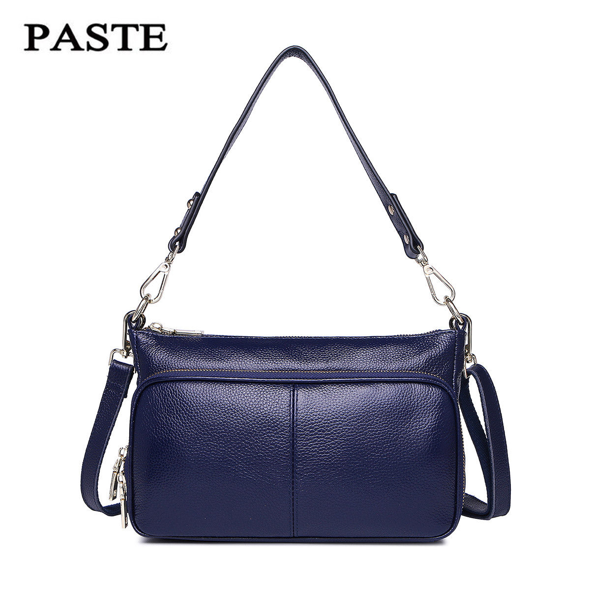 Genuine Top Layer Cowhide Soft Leather Small Crossbody Bag for Women, New Versatile Shoulder Top Handle Purse, Trendy Multifunctional Handbag 0170 for Ladies