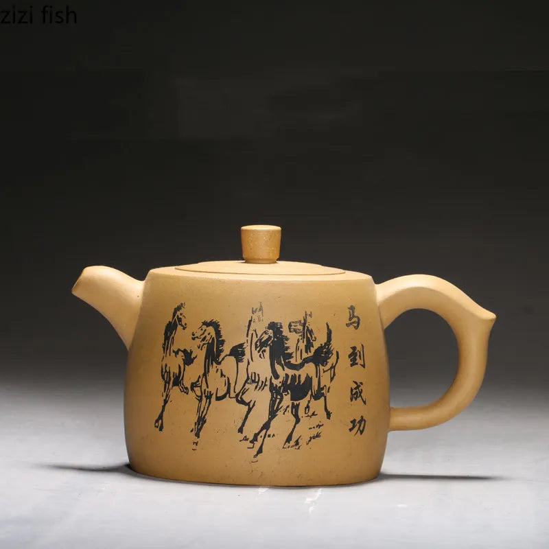 460ml 480ml Teapot Yixing Purple Clay Teapot Handmade Teapots Tea Maker Tea Pot Tea Kettle Tea Making Tools Home Teaware Kettle