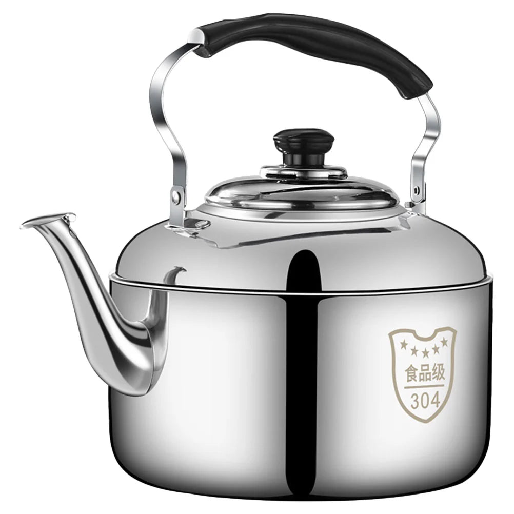 4/5/6L Tea Kettle Stovetop Whistling Teapot Stove Top Whistling Tea Kettle Stainless Steel Teapot Large Capacity Tea Kettle Pot