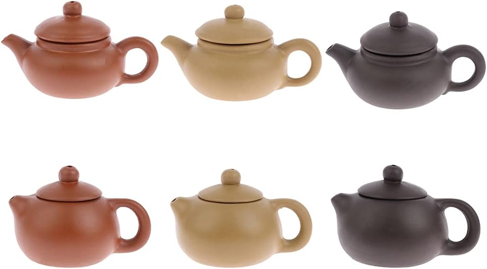 kekafu Finger Teapot, Handmade Zisha Tea Set Xishi Pots Natural Mud Teapot Purple Sand Mud Kungfu Kettle Filter Loose Tea