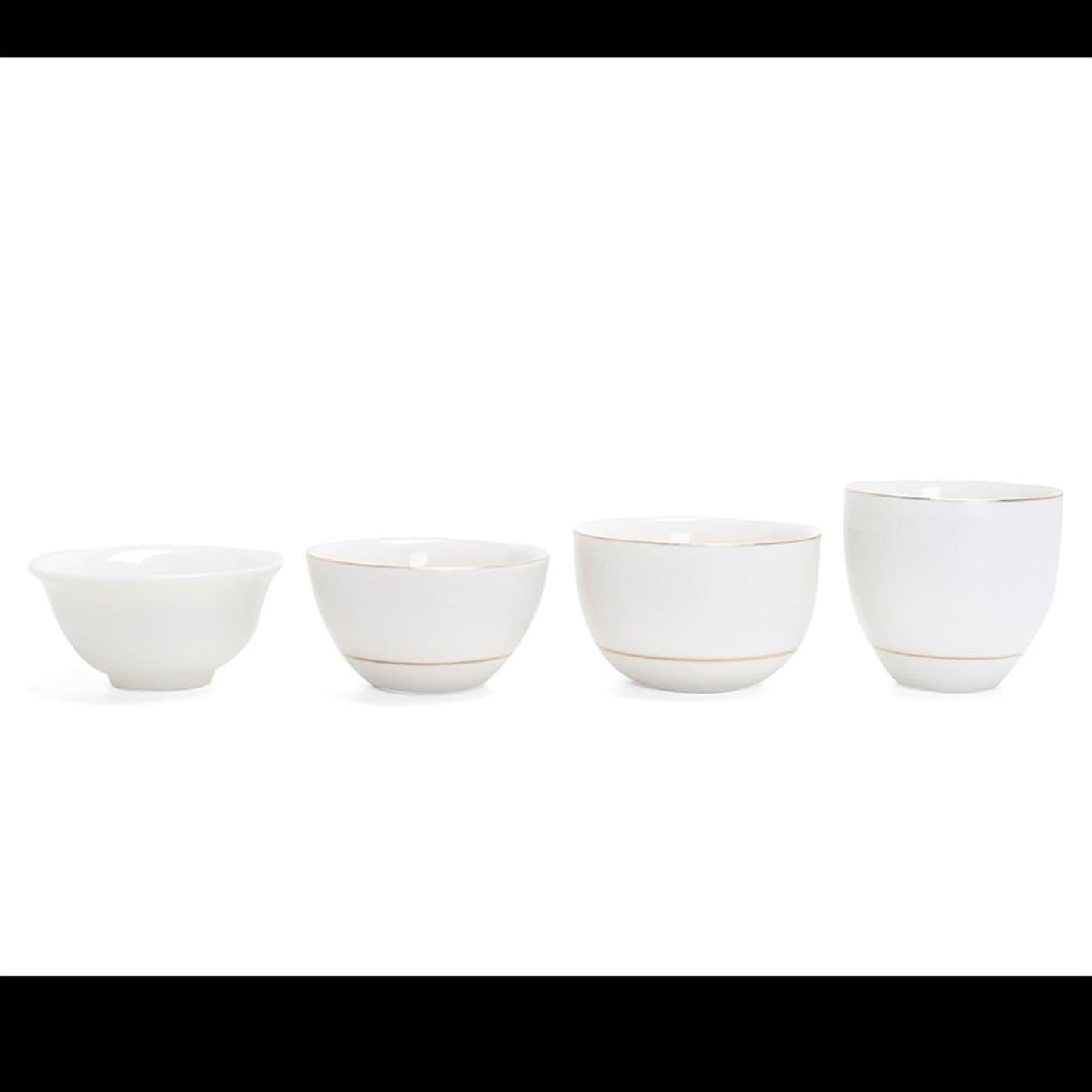 Chinese/Japanese Tea Set Chinese White Porcelain tea cup Kung Fu Tea Set Ceramic Tea bowl Creative handmade cups Small wine glass Phnom Penh teacups gift Portable Teapot Set Tea Gift set ( Size : Styl
