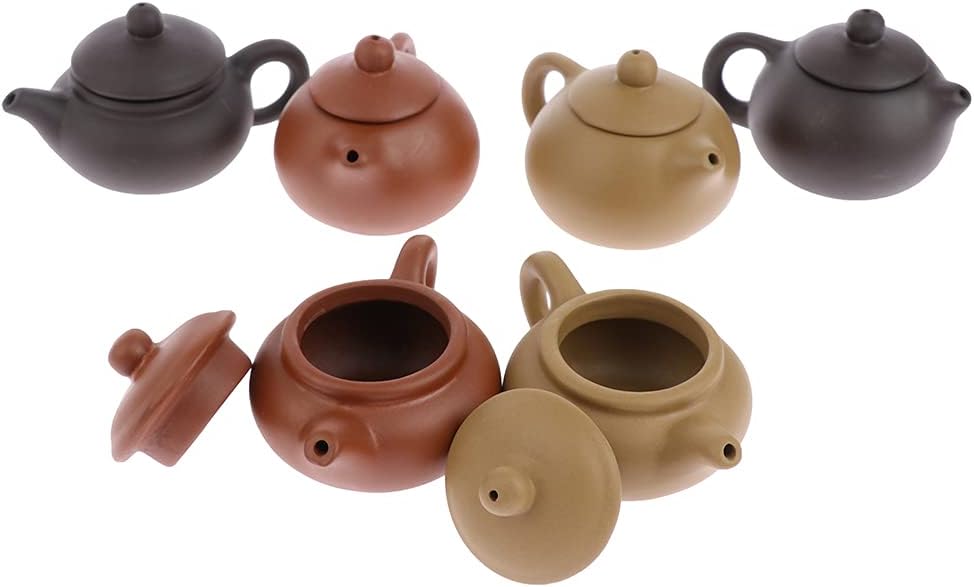 kekafu Finger Teapot, Handmade Zisha Tea Set Xishi Pots Natural Mud Teapot Purple Sand Mud Kungfu Kettle Filter Loose Tea