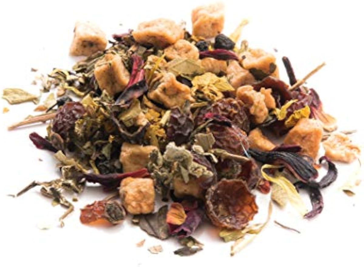 Shangri-La Tea Company Loose Leaf Tea, Herbal Beauty 2 Oz, Brews 25 Cups of Tea