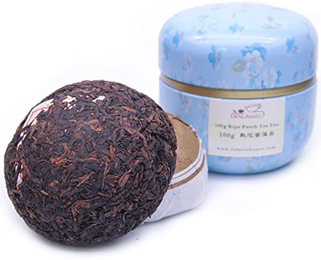 2010yr Ripe Puerh Tea - Shu Tuo Pu erh Tea - Yunnan Cook Puer Tea - 100g/3.5oz With Can Pack
