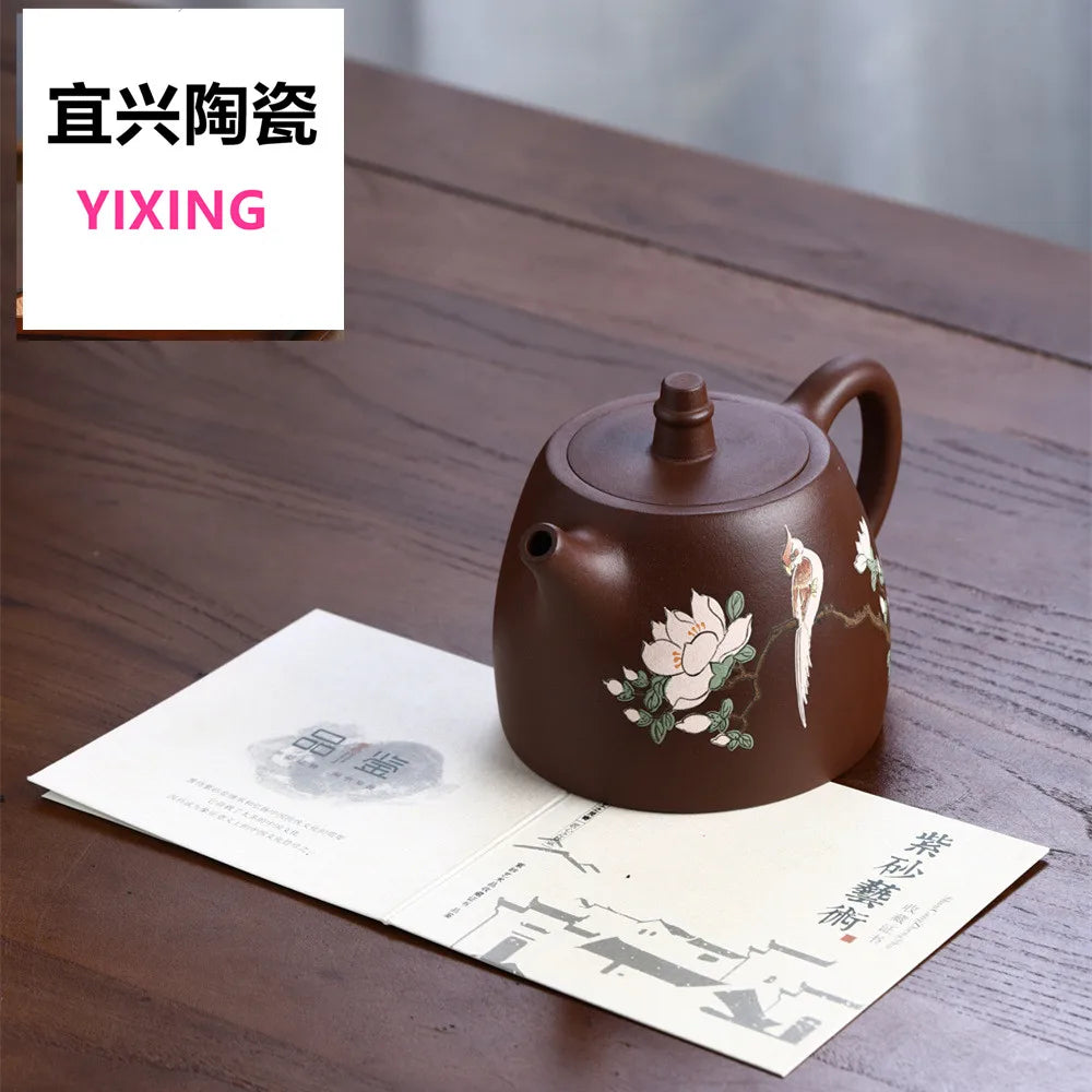 450cc Yixing Zisha Teapot Chinese Handmade Kungfu Tea Kettle Purple Clay Home Decor Pottery Teaware Set Tea Ceremony