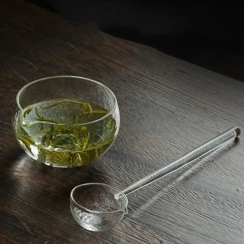 450ml Glass Tea Bowl for Green Tea Special Tea Set Tea Maker Heat-resistant Tea Spoon Japanese-style Kung Fu Tea Teapot Set New