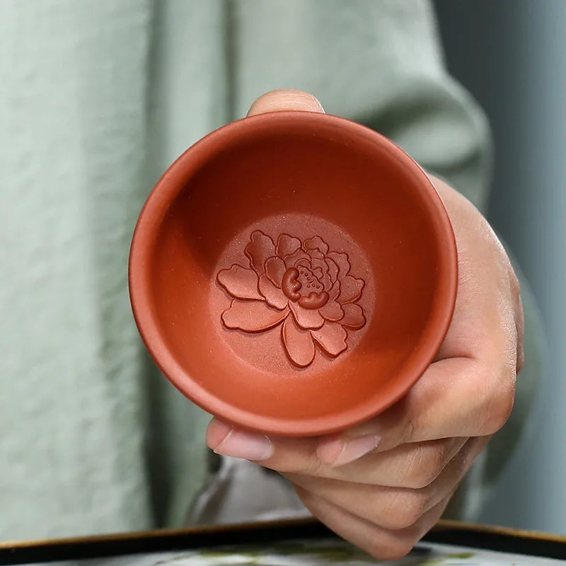 45ml Purple Clay Cup Chinese Tea Cup YiXing Teacup Hong Ni cup for tea