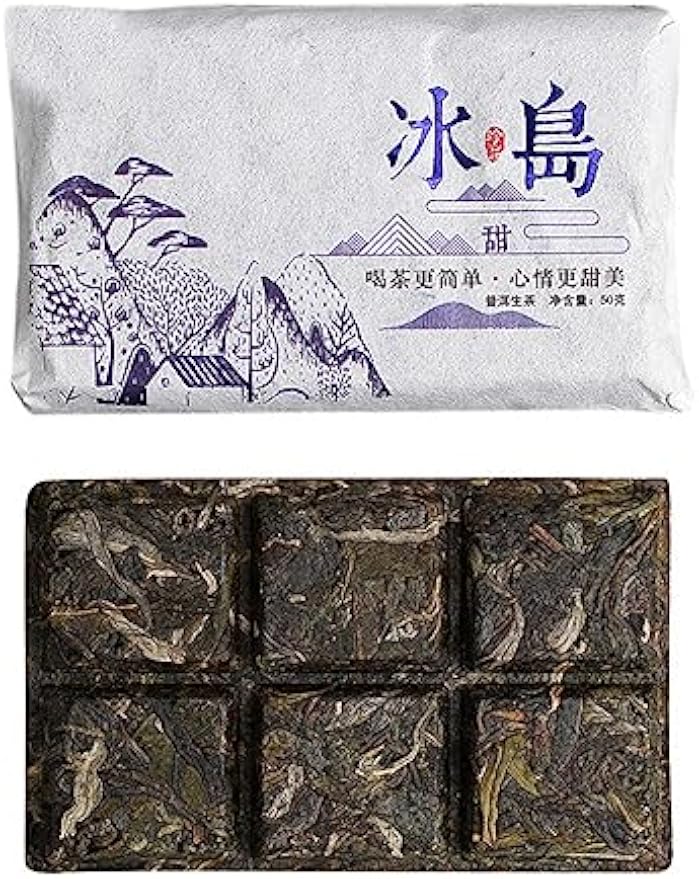 TEARELAE - Puerh Raw Tea Brick - 1.76oz/50g - Bingdao Ancient Tree Puer Tea