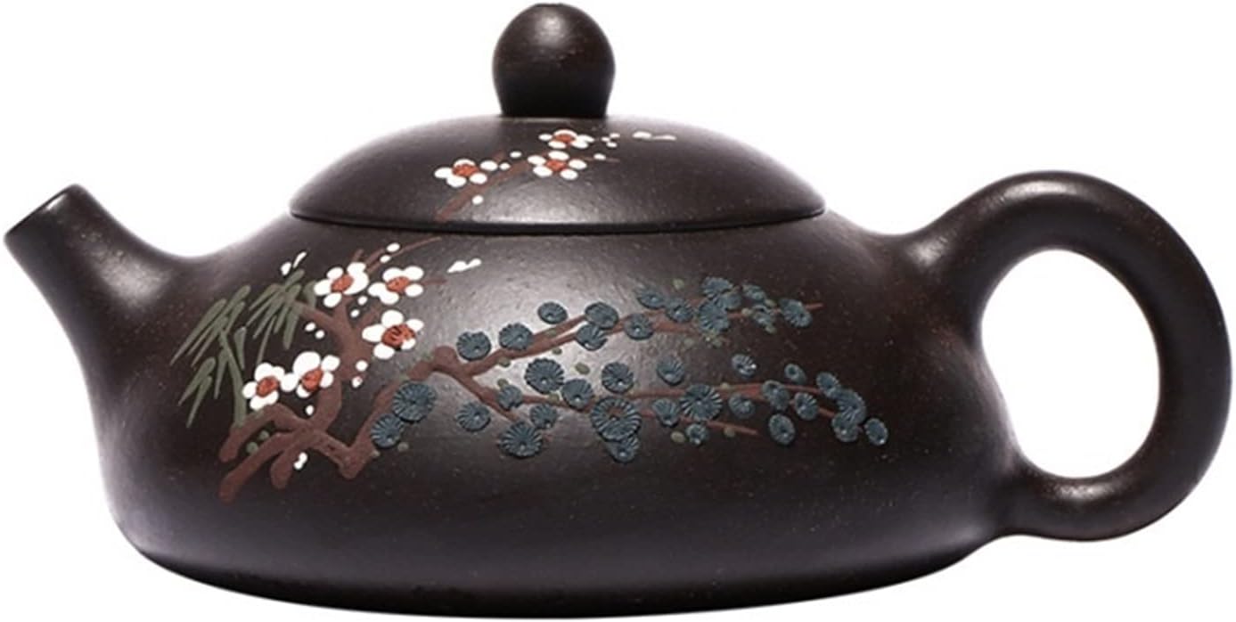 INEOUT Teapot Zisha Teapot Tea Ball Pot Handmade Raw Ore East Tea Set