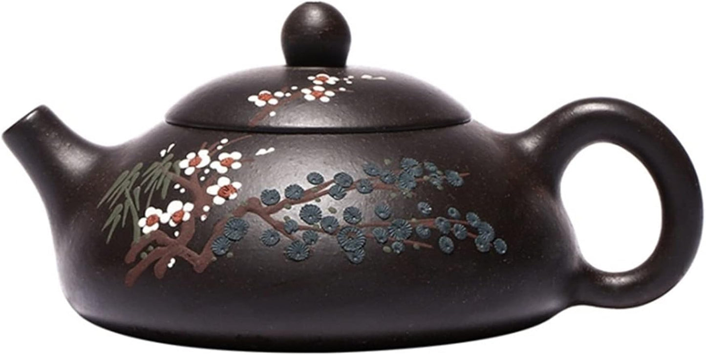 INEOUT Teapot Zisha Teapot Tea Ball Pot Handmade Raw Ore East Tea Set