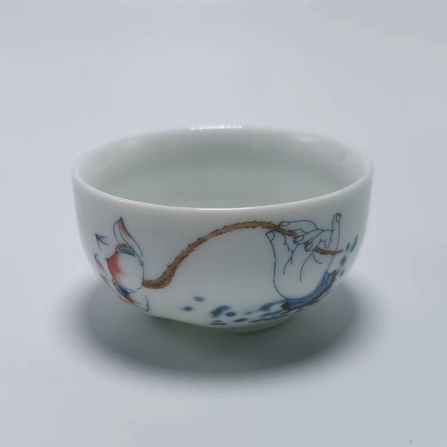 HMLTD Chinese/Japanese Tea Set Chinese Tea Cup white porcelain Teacup Set Teapot Drinkware Ceramic China Kung Fu Tea Set Ceramic cup Chinese gift Portable Teapot Set Tea Gift set (Size : Large)