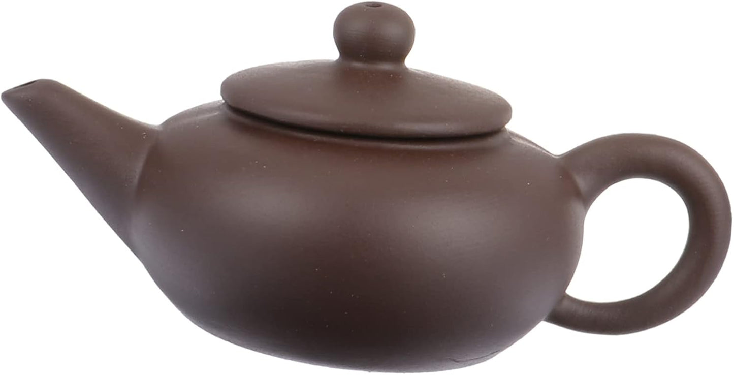 Abaodam 1pc Teapot Zisha Clay Pot Tea Pitchers Chinese Tea Pot Gongfu Tea Kettle Tea Pets Porcelain Tea Kettle Mini Tea Pot Home Decor Desktop Adornment Small Doll House Office Ceramics