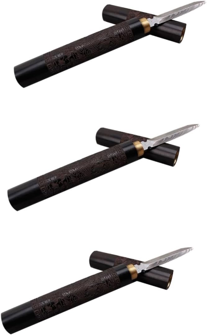HOMSFOU 2 Pcs Tea Needle Tea Makers for Iced Tea Puerh Tea Ice Pick Carving Tea Knives Tea Brick Tea Brick Tea Cone Japanese Tools Tea Ware Accessories Set Wood Tea Cake