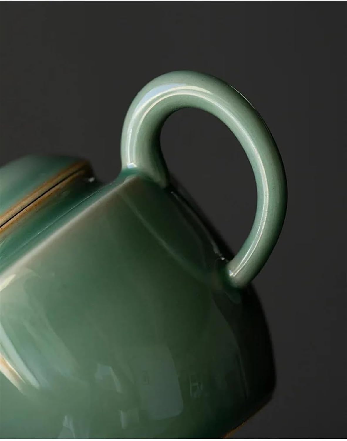 Afternoon Tea Set 125ml Celadon Ceramic Teapot Handmade Tea Maker Small Tea Pot With Filter Hole Household Single Tea Set For Adults