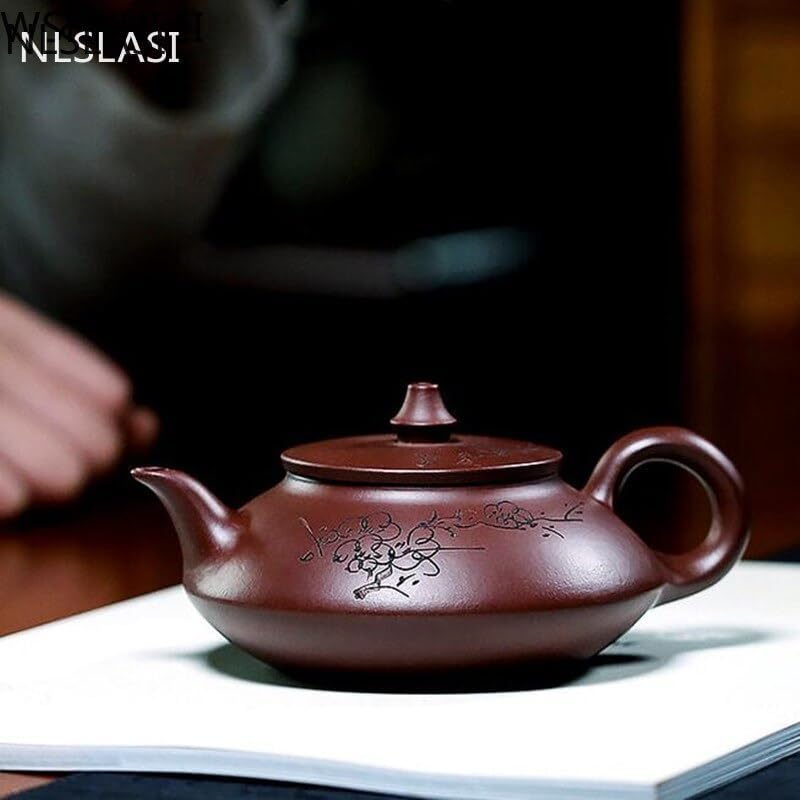 BeRbo Zisha teapot Zisha teapot raw ore handmade purple sand teapot 190ml Teacups
