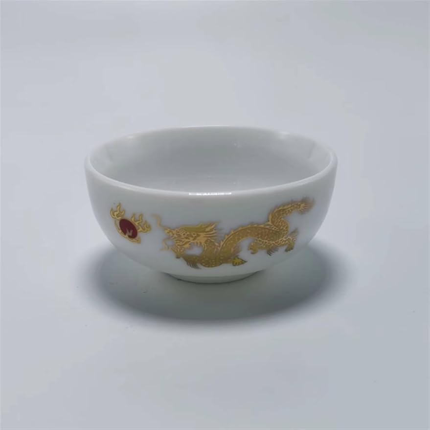 HMLTD Chinese/Japanese Tea Set Chinese Tea Cup white porcelain Teacup Set Teapot Drinkware Ceramic China Kung Fu Tea Set Ceramic cup Chinese gift Portable Teapot Set Tea Gift set (Size : Large)