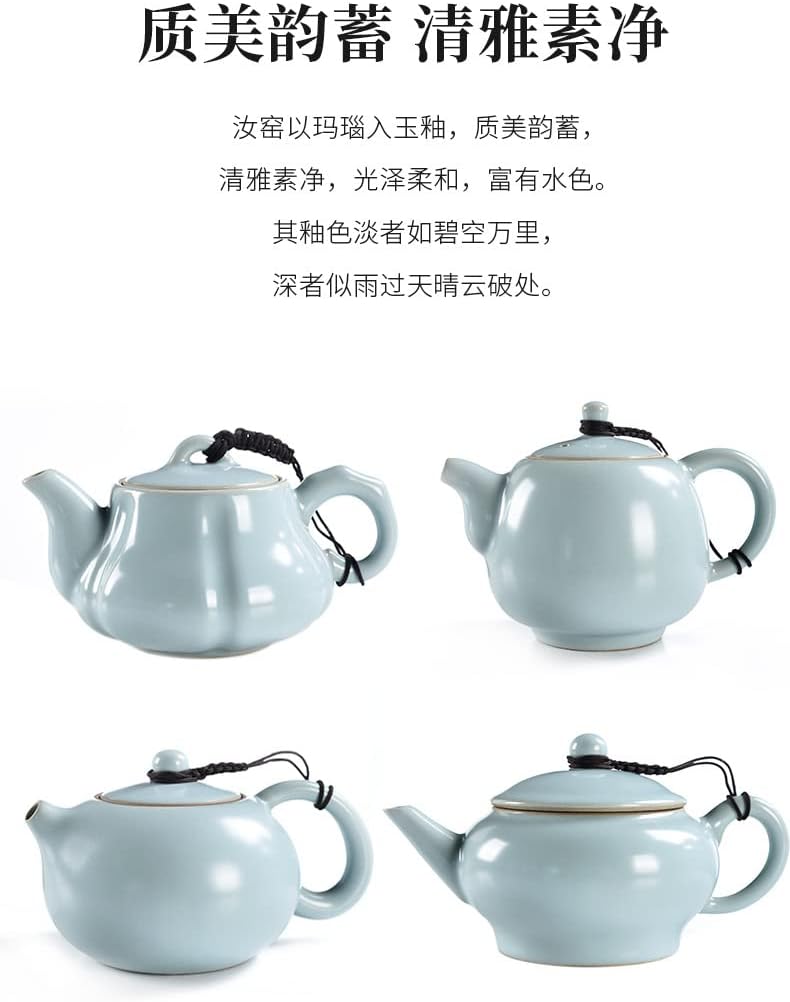 ESSISH teapot，Travel teapot，Ceramic teapot Set ，Porcelain teapot Set，Tea Maker for Loose Leaf Tea Travel，Tea Maker for l，Tea Sets for Adults with teapotoose Leaf Tea Mug (AG)
