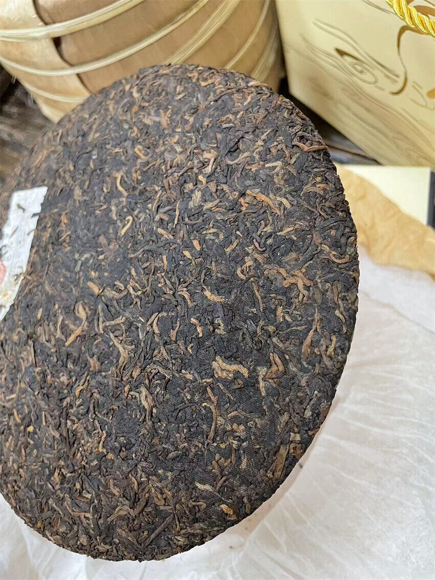 Lao Banzhang Chen Ripe Tea 357g Puerh Tea Ripe puer Cake Tea Pu'er Ripe Tea Cake