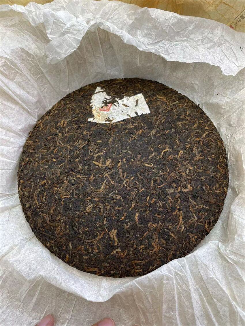 Lao Banzhang Chen Ripe Tea 357g Puerh Tea Ripe puer Cake Tea Pu'er Ripe Tea Cake