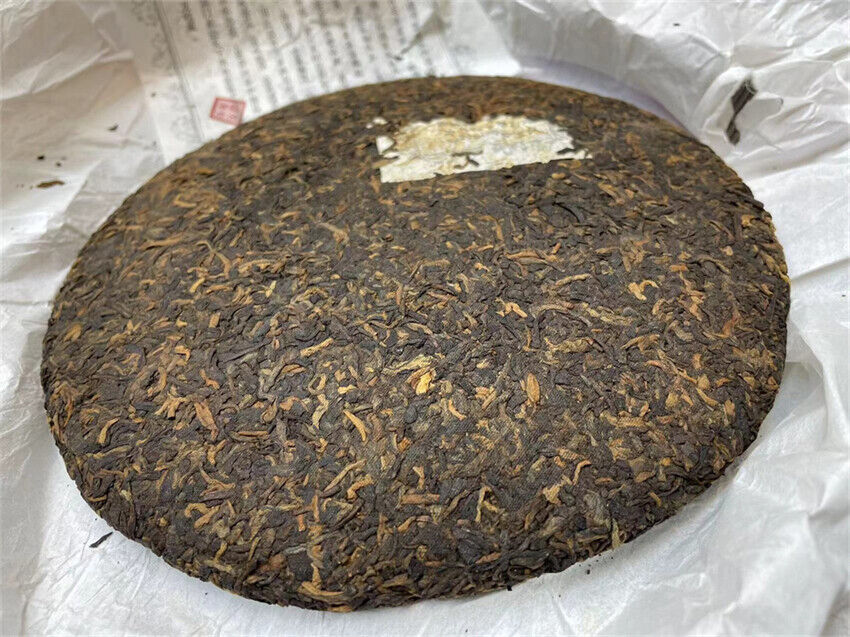 Lao Banzhang Chen Ripe Tea 357g Puerh Tea Ripe puer Cake Tea Pu'er Ripe Tea Cake