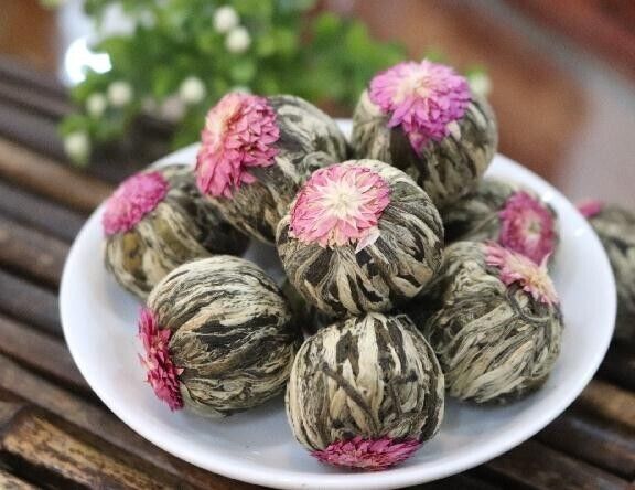 20 Kinds of Handmade Blooming Flower Tea Herbal Tea Premium Fragrant Green Tea