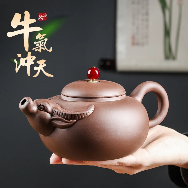 600cc Authentic Yixing Teapot Tea Pot Big Capacity Purple Clay Tea Set Kettle Kung Fu Teapot Chinese Tea Ceremony