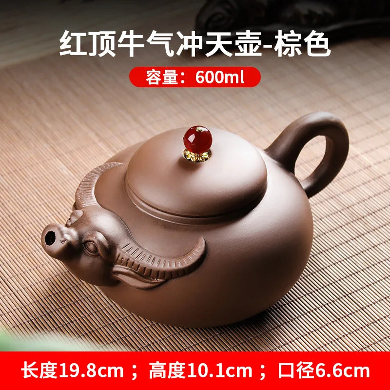 600cc Authentic Yixing Teapot Tea Pot Big Capacity Purple Clay Tea Set Kettle Kung Fu Teapot Chinese Tea Ceremony