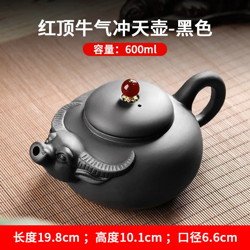 600cc Authentic Yixing Teapot Tea Pot Big Capacity Purple Clay Tea Set Kettle Kung Fu Teapot Chinese Tea Ceremony