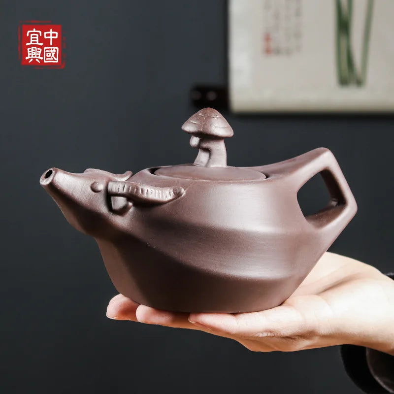600cc Authentic Yixing Teapot Tea Pot Big Capacity Purple Clay Tea Set Kettle Kung Fu Teapot Chinese Tea Ceremony