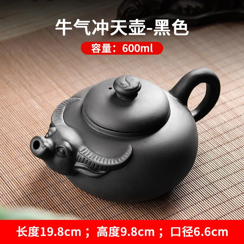 600cc Authentic Yixing Teapot Tea Pot Big Capacity Purple Clay Tea Set Kettle Kung Fu Teapot Chinese Tea Ceremony