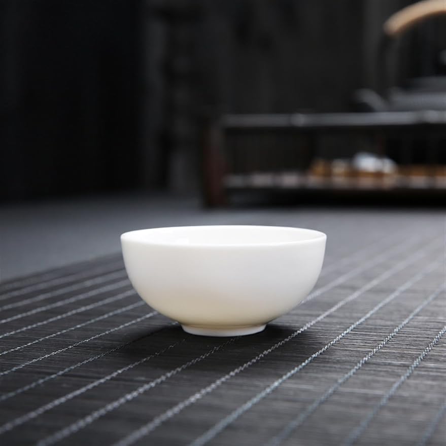 Chinese/Japanese Tea Set Chinese White Porcelain tea cup Kung Fu Tea Set Ceramic Tea bowl Creative handmade cups Small wine glass Phnom Penh teacups gift Portable Teapot Set Tea Gift set ( Size : Styl