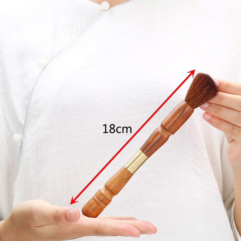 Tea Knife Kungfu Tea Tool Set Needle Tea Cone Puerh Tea Cake,Natural Wood with Stainless Steel (Paorosa)
