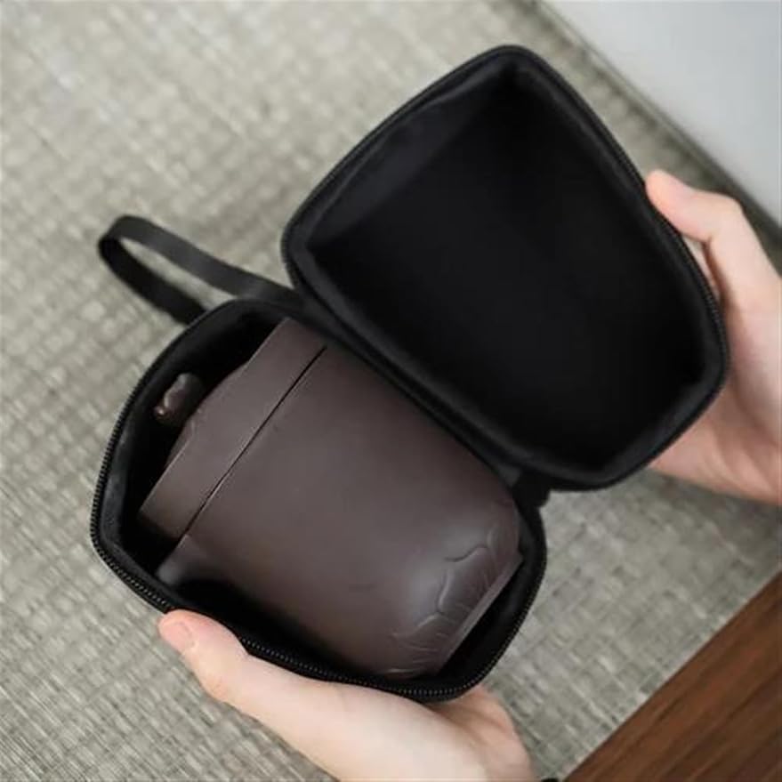 Afternoon Tea Set Travel Tea Set Ceramics Teaware Sets One Pot Four Cups Tea Utensils Outdoor Teapot Teacup Kung Fu Tea Set Tea Making Utensils Tea Set for Adults