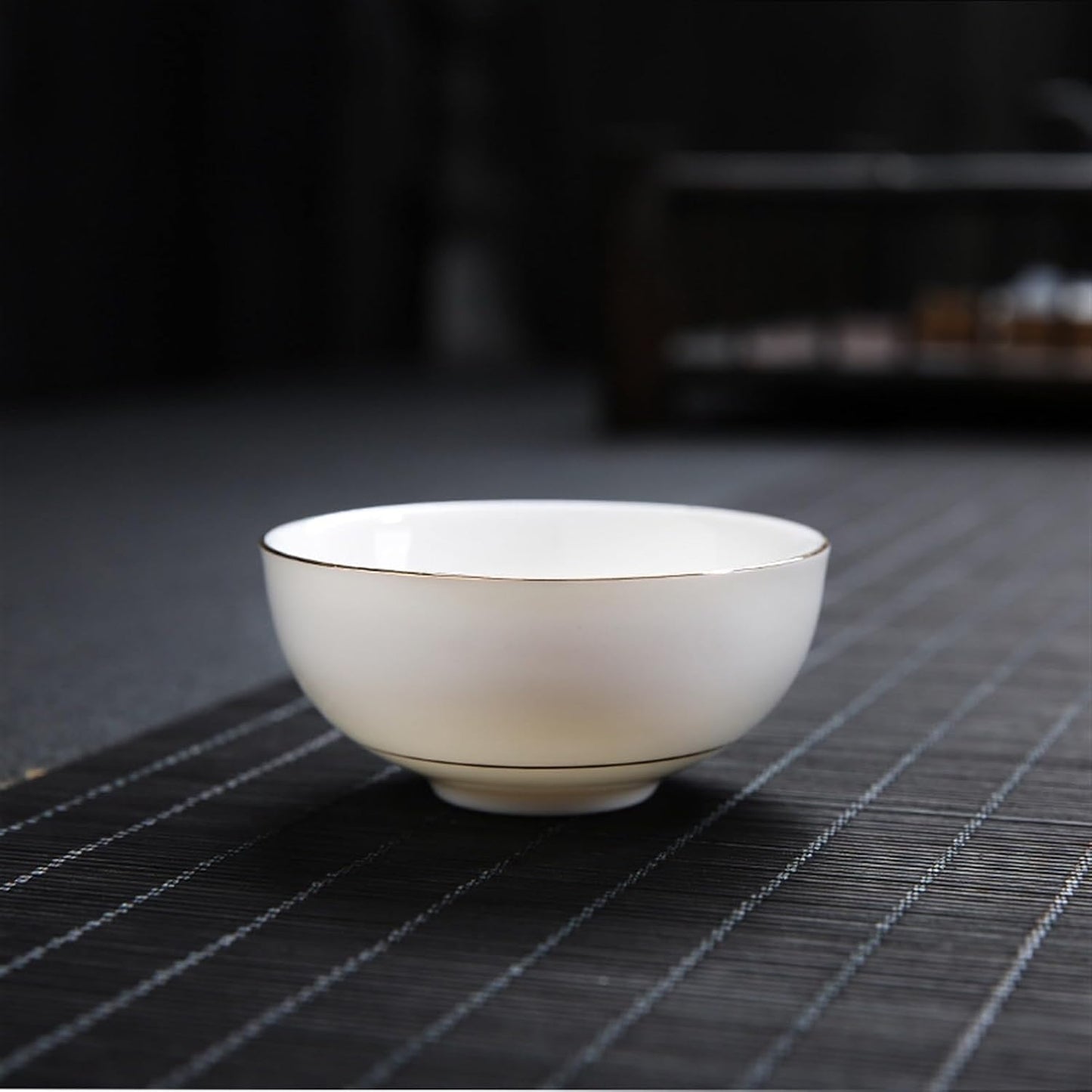 Chinese/Japanese Tea Set Chinese White Porcelain tea cup Kung Fu Tea Set Ceramic Tea bowl Creative handmade cups Small wine glass Phnom Penh teacups gift Portable Teapot Set Tea Gift set ( Size : Styl