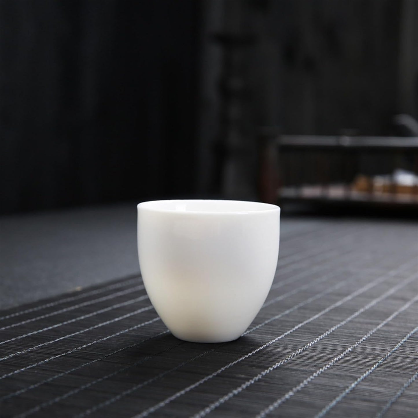 Chinese/Japanese Tea Set Chinese White Porcelain tea cup Kung Fu Tea Set Ceramic Tea bowl Creative handmade cups Small wine glass Phnom Penh teacups gift Portable Teapot Set Tea Gift set ( Size : Styl