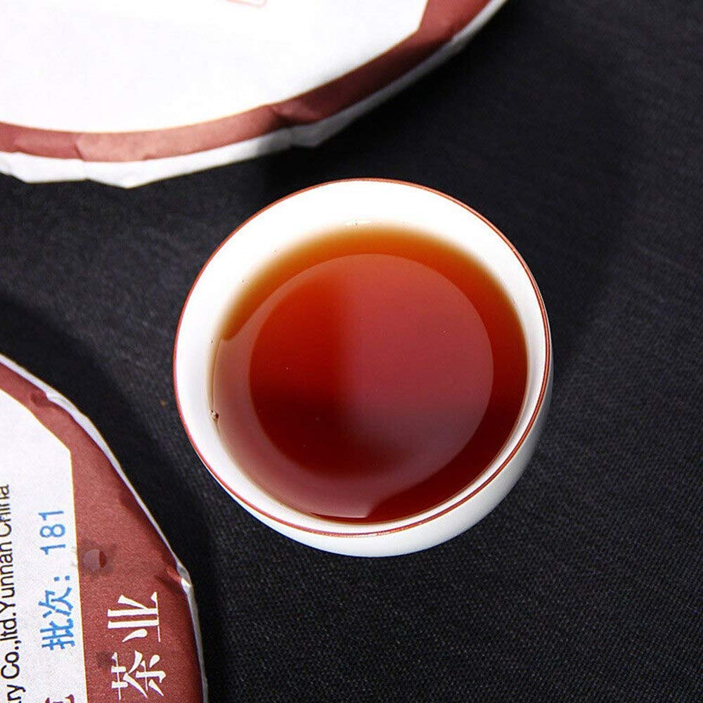 FullChea - 2018 Haiwan 7578 Shu Puerh Tea - Menghai Pu Erh Tea Loose Leaf - Ripe Pu-erh Tea Box - Healthy Tea - 12.59oz / 357g