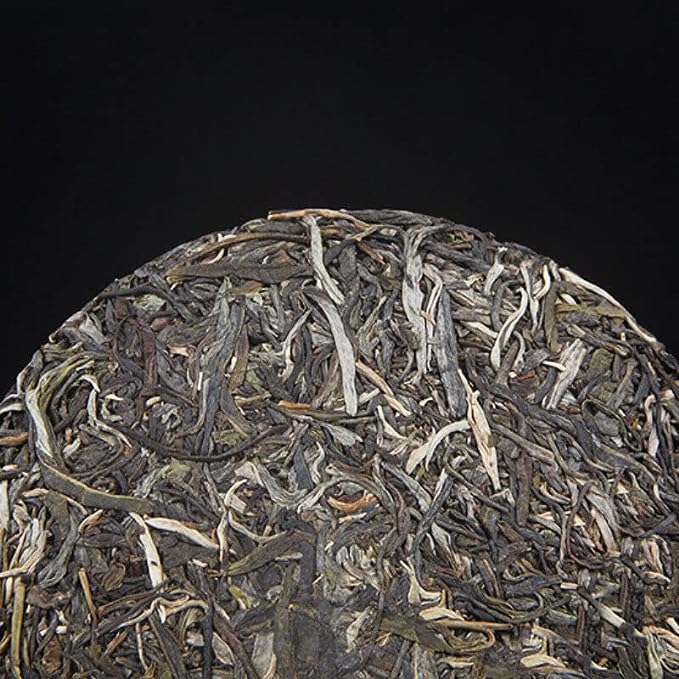 Health Benefits Green Tea Natural Orchid Raw Tea Cake Ban Zhang Wang Tea 357g