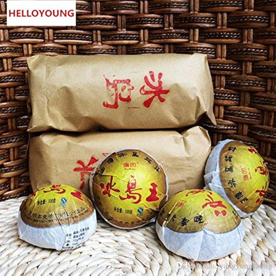 2012 year Yunnan Pu'er tea raw puer tea 100g Iceland Wang sheng puerh Tuo tea puerh 100g