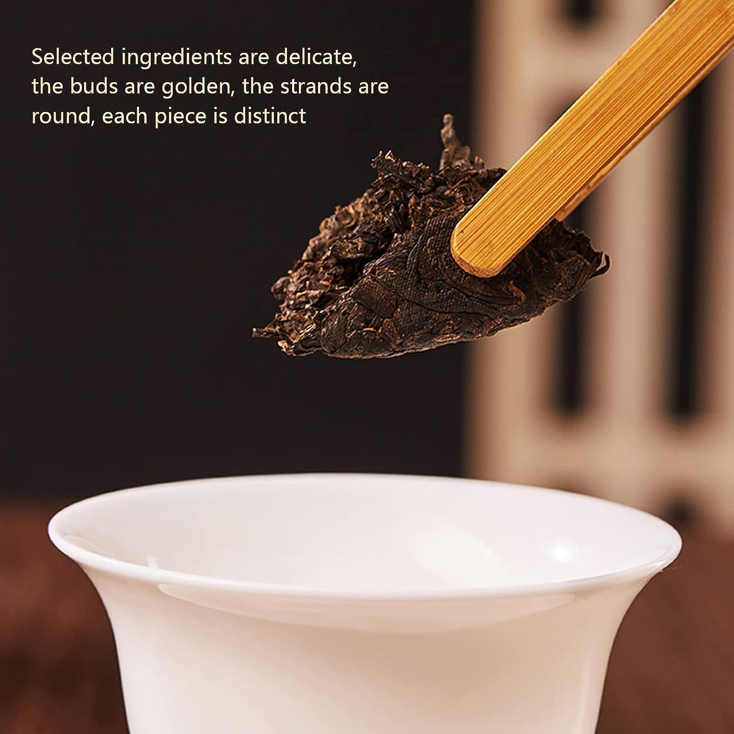 Puer Tea Cake Cooked Puer Dark Tea Aged Fermented Cook Pu erh Tea Yunnan Presses Tea Cake Gift for Home Guests Family Tea Lovers
