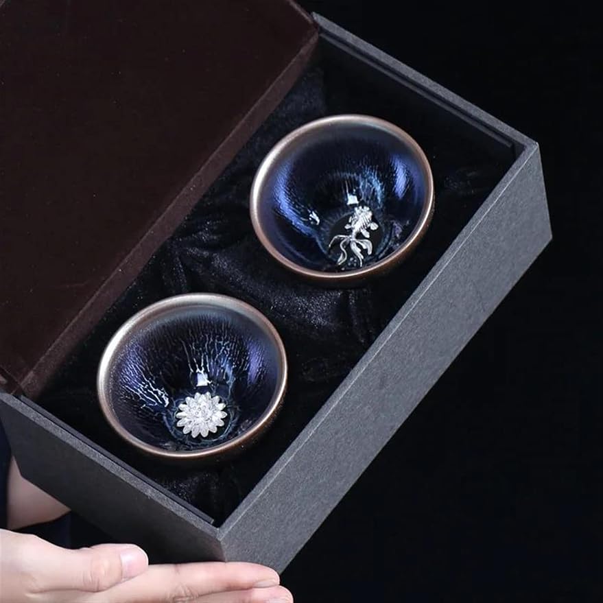 Afternoon Tea Set Kung Fu Tea Set Master Cup Tea Bowl Ceramic Tea Cup Chinese Teaware Teacup Gift Box Tea Set For Adults (Color : A)