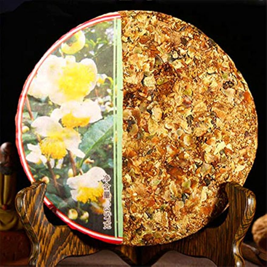 357g (0.787LB) China Herbal tea Flower puer tea Snow mountain ancient tree camellia Pure honey Beauty care Pu'er flower tea Green tea Puer tea Chinese tea Raw tea Old trees Pu erh tea Scented tea