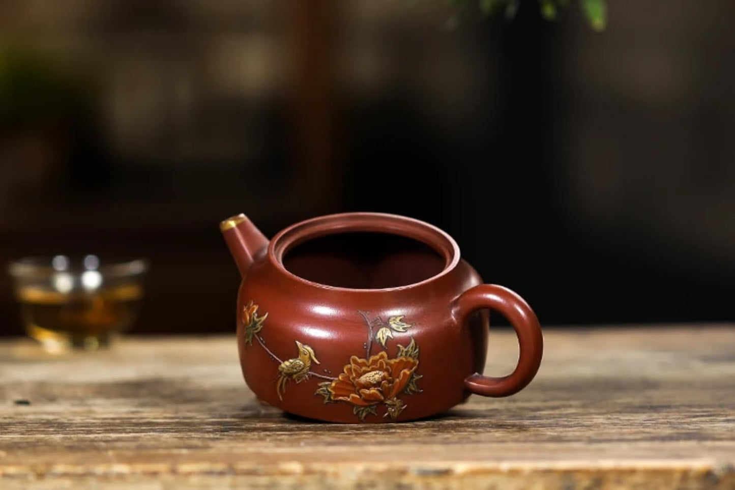 Master Handmade Purple Clay Tea Pot Zisha Tea Infuser Teaware