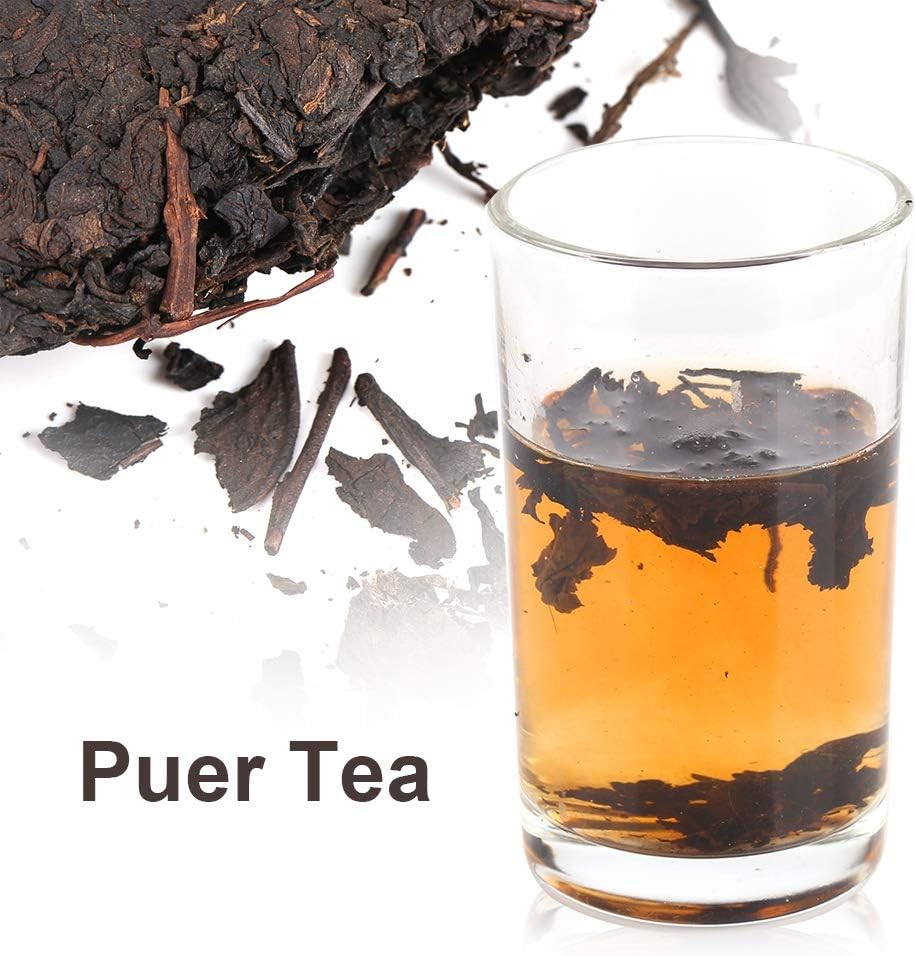 Tea Cake, 357g Cooked Puer Tea Puerh Tea Puerh Tea for Families
