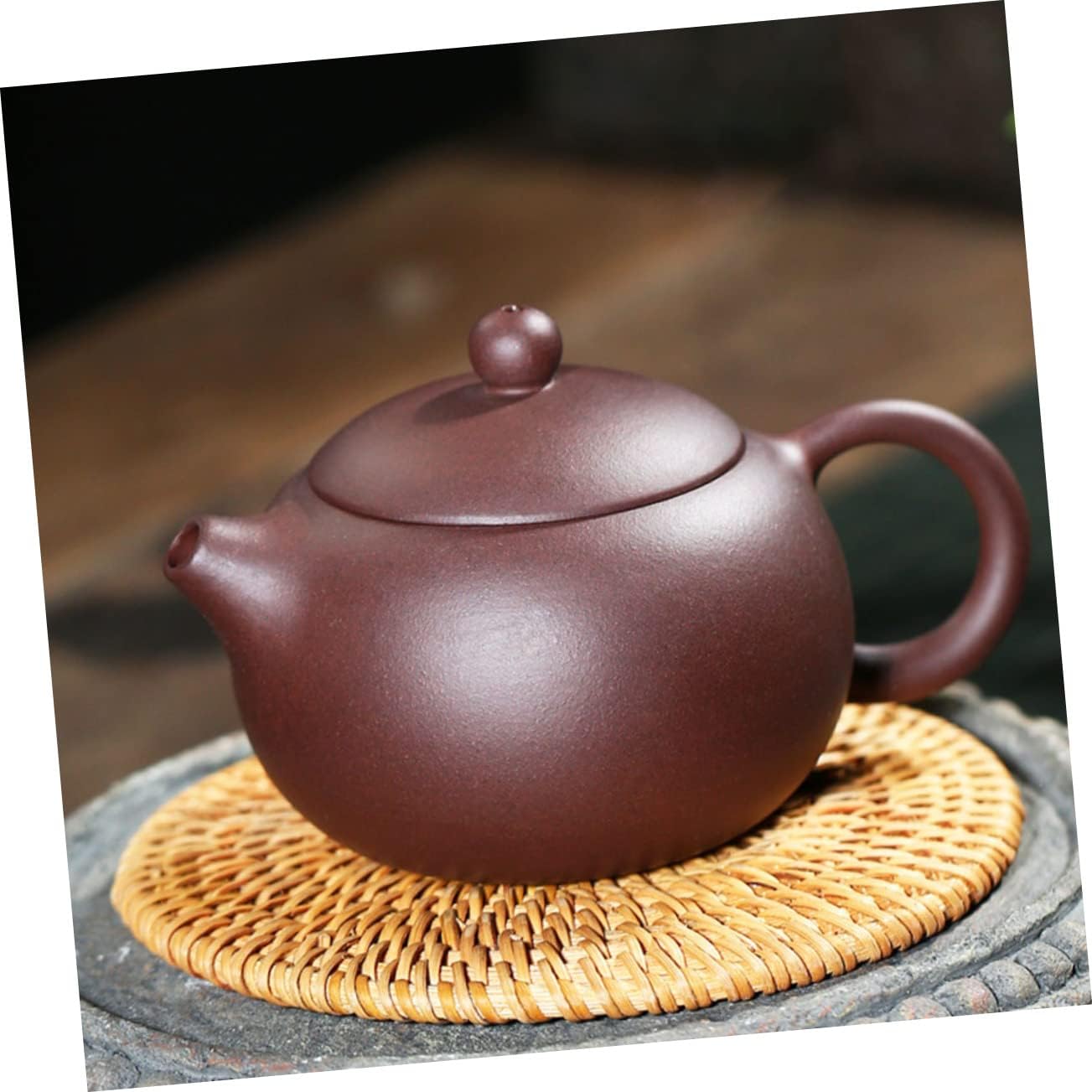 FUOYLOO Clay Teapot Purple Sand Teapot Chinese Ceramic Genuine Clay Japanese Teapot Zisha Teapot Kung Fu Chinese Teapot Clay Loose Leaf Tea Maker Shih Tzu Pot Office Vintage Purple Clay