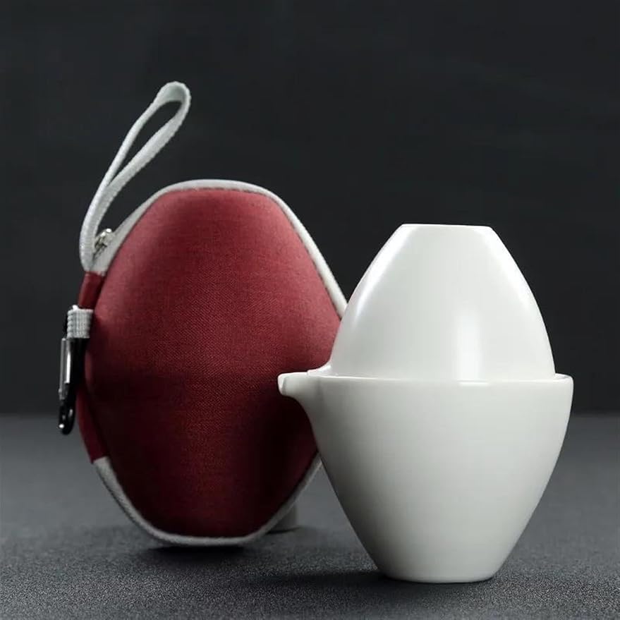 Afternoon Tea Set Portable Outdoor Travel Coffee Tea Set Teaware with Storage Bag Teapot Teacup Chinese Kung Fu Tea Sets Kettle Coffee for Gift Tea Set for Adults